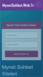 Mobile Screenshot of mynetsohbet.web.tr